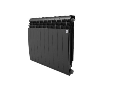 Алюминиевый радиатор Royal Thermo Biliner Alum Noir Sable, 12 секций